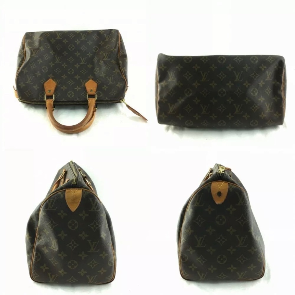 Louis Vuitton Monogram Logo Speedy 30 Dr. HandBag Purse - Picture 3 of 8